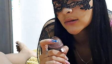 My stepsister dresses sensually to tease me, she loves to have my bbc in her mouth