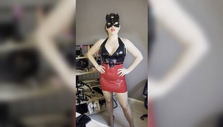 Latex aanbidding voor sletjes!