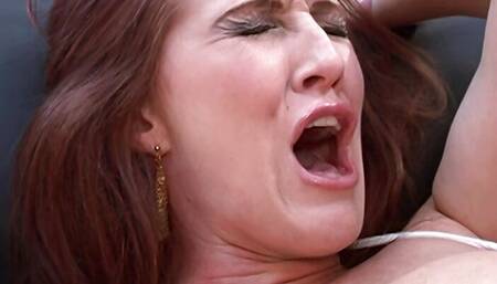 Busty Redhead Gets Her Pussy Licked and Fucked