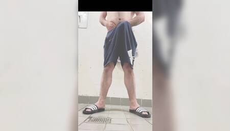 Getting ready for a shower