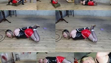 Beta testing out the new toy with hogtied bound orgasms (MP4 SD 3500kbps)