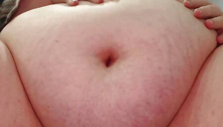 chic sexy woman with a sexy tummy