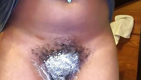 Horny 18 tenn shaving