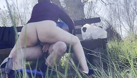 I fuck my stepson on a park bench