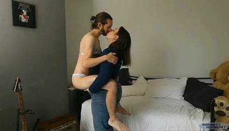 Lift And Carry While He Wears Lingerie