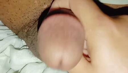 Hot Pakistani girl taking horny Dick in her hand and playing also enjoy jerk