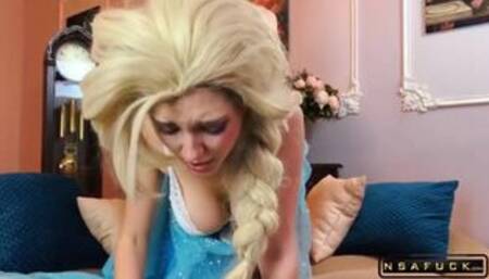 Stepsister Elsa has been Fucked like a S