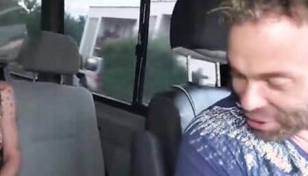 Cougar picks up turned on dudes on the road