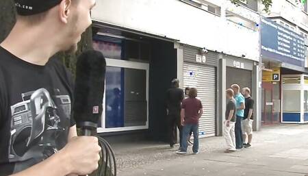 Sandy's first gangbang