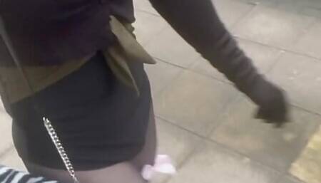 Chinese shemale ladyboy public