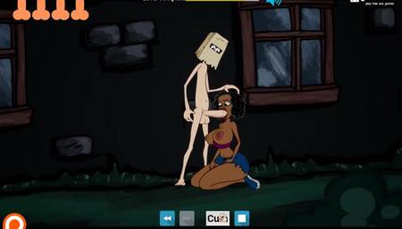 Fuckerman - Ep.3 : Tight ebony asshole (hardcore hentai game pornplay)