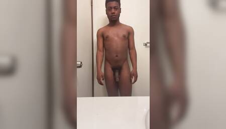 Me playing with my cock and showing my hole