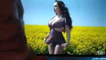 Hot Louisa Khovanski -Giant tits cum tribute