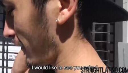 Barebacked Latino has wild pickup sex and gets a facial