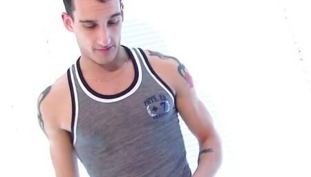Naughty Straight Daniel Jerking Off