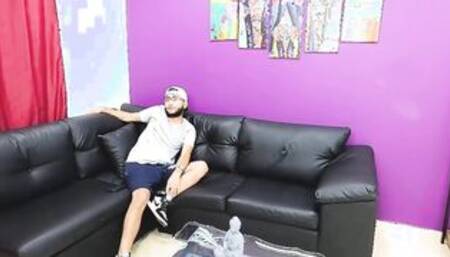 Exposed Latinas - I fuck my Bombshell latina cousin on the couch while watching a video - Abby Montano