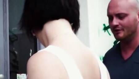 BUMSBESUCH - Big Ass Porn Celeb Makes Her Humongous Fan A Happy Man - LETSDOEIT