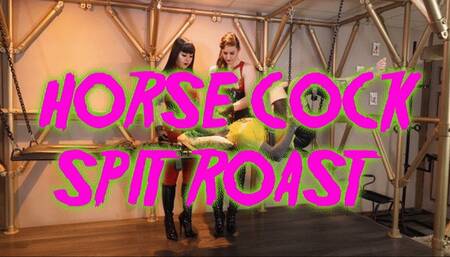 Spit Roast #pegging with Vivienne and Patricia @mazmorbidfetish