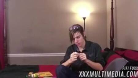 Mommy sucks the cum from her stepson's cock