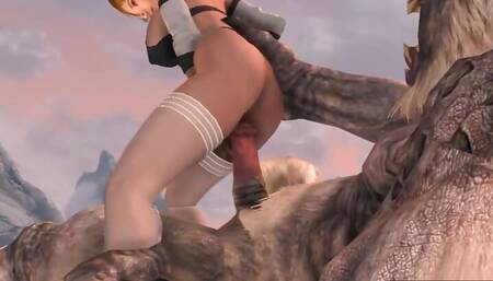 Queen Elf Fuck By Giant Hobbit Furry 3D Hentai Dick