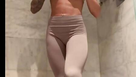 OnlyFans Leaked: MILF on a public shower part 1