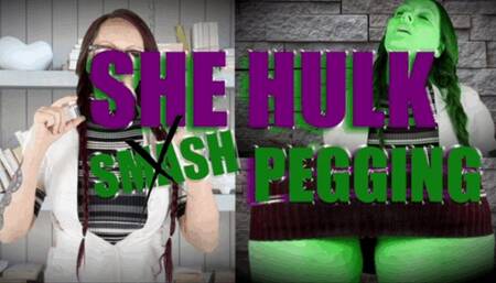 She Hulk Pegging- Superheroins- Cosplay- Pegging- Transformation- Giantess- SFX- VFX- Sci Fi- Clothes Ripping