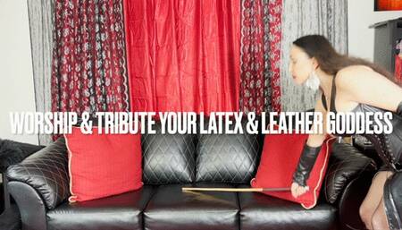 Worship And Tribute Your Latex and Leather Goddess
