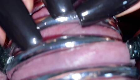 Teasing His Cock In A Too Tiny Cage I MyNastyFantasy