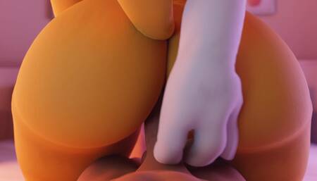 Sexy Renamon riding you hard POV