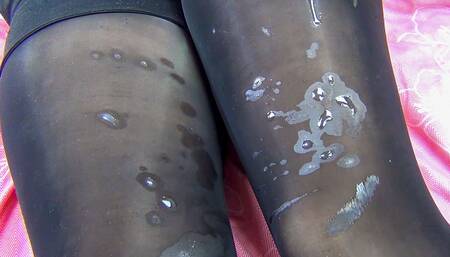 Dry cleaning is always busy with work, tights are always in sperm