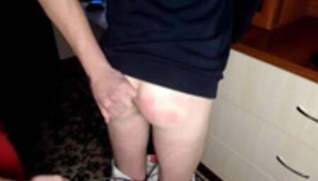 spanked teen with a belt - ARTEM SUCHKOV