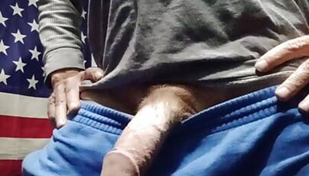 Swinging my helicopter dick in your face. No cum