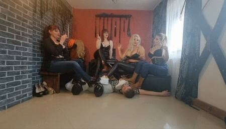 Reunion my step-mom ,step-sister and step-aunt and our slaves