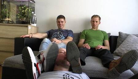 Worship Threesome - Sneakers and Socks