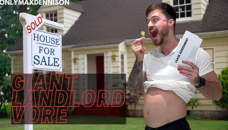 Macrophilia - giant landlord shrinks and eats you VORE