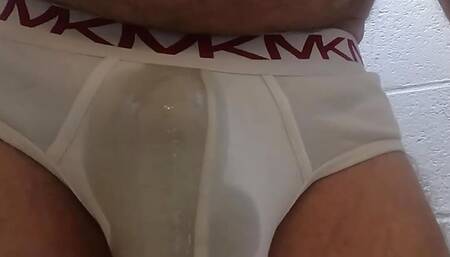 MisterPisser Says Get Close And Watch Me Soak These Briefs!