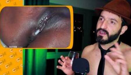 FORGIVE ME FATHER Ebony Mystique unexpected creampie (REACTION)