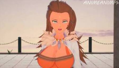 Fucking Professor Sada from Pokemon Scarlet Violet Until Creampie - Anime Hentai 3d Uncensored