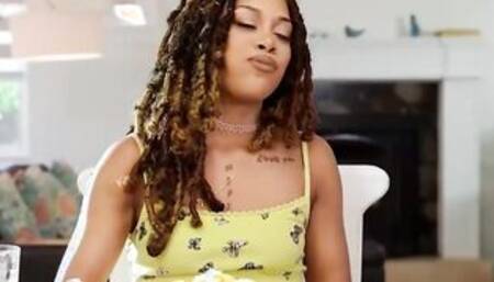 Reality Kings - Foodie Jeni Angel Is Having A Mukbang & JMac Offers Her His Sausage To Fill Her Up