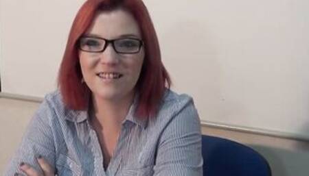 LANOVICE - Curvaceous Secretary Rose Romane Squirts After Rough Anal Sex - AMATEUREURO