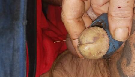 Turn a kit around cock shaft with pin and head and balls tied up and splitting half