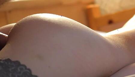 Hot evening sex of loving couple