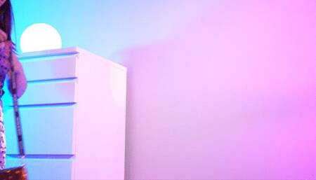 Standing up orgasm after partying by Domino Faye