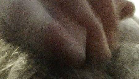 Rock Daddy Bear Cumshot from between my knees