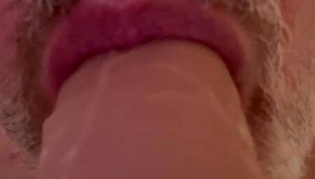 Straight married guy sucks cock in shower pov