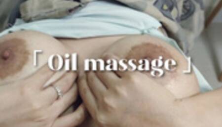 Oil massage & squirting, female orgasm with big tits girl - viza showgirl