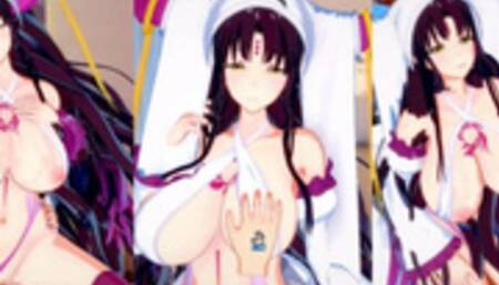 [Hentai Game Koikatsu! ]Have sex with Fate Big tits Sessyoin Kiara.3DCG Erotic Anime Video.