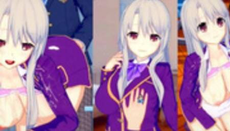 [Hentai Game Koikatsu! ]Have sex with Fate Big tits Illyasviel von Einzbern.3DCG Erotic Anime Video.