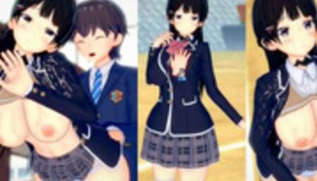 [Hentai Game Koikatsu! ]Have sex with Big tits Vtuber Tsukino Mito.3DCG Erotic Anime Video.