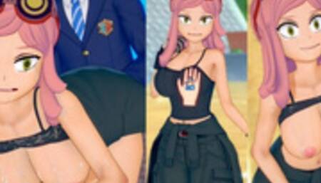 [Hentai Game Koikatsu! ]Have sex with Big tits My Hero Academia Mei Hatsume.3DCG Erotic Anime Video.